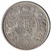 Image 1 : Silver Half Rupee Coin of King George V of Calcutta Mint of  1923.