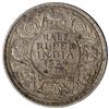 Image 1 : Silver Half Rupee Coin of King George V of Bombay Mint of 1924.