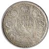 Image 1 : Silver Half Rupee Coin of King George V of Calcutta Mint of 1927.