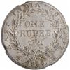 Image 2 : Silver One Rupee of King William IIII of Calcutta Mint of 1835.
