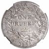 Image 2 : Silver One Rupee Coin of King William IIII of Calcutta Mint of 1835.
