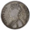 Image 2 : Silver One Rupee Coin of Victoria Queen of Bombay Mint of 1862.