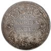 Image 1 : Silver One Rupee Coin of Victoria Queen of Bombay Mint of 1862.