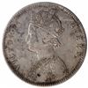 Image 2 : Silver One Rupee Coin of Victoria Queen of Bombay Mint of 1862.