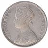 Image 2 : Silver One Rupee Coin of Victoria Empress of Bombay Mint of 1877.