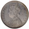 Image 2 : Silver One Rupee Coin of Victoria Empress of Bombay Mint of 1878.