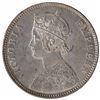 Image 2 : Silver One Rupee Coin of Victoria Empress of Calcutta Mint of 1879.
