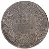 Image 1 : Silver One Rupee Coin of Victoria Empress of Calcutta Mint of 1881.