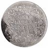 Image 1 : Silver One Rupee Coin of Victoria Empress of Bombay Mint of 1881.