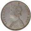 Image 2 : Silver One Rupee Coin of Victoria Empress of Bombay Mint of 1883.