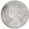 Image 2 : Silver One Rupee Coin of Victoria Empress of Calcutta Mint of 1887.