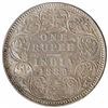 Image 1 : Silver One Rupee Coin of Victoria Empress of Bombay Mint of 1888.