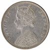 Image 2 : Silver One Rupee Coin of Victoria Empress of Bombay Mint of 1890.