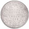 Image 1 : Silver One Rupee Coin of Victoria Empress of Bombay Mint of 1898.