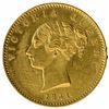 Image 1 : Gold One Mohur Coin of Victoria Queen of Calcutta Mint of 1841.