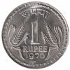Image 2 : Copper Nickel One Rupee Coin of Bombay Mint of Republic India of 1970.