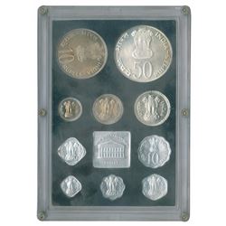 Republic India Proof Set of Bombay Mint of 1974.