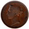 Image 1 : Copper One Cent Coin of Victoria Queen of Strait Settlement.