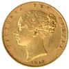 Image 1 : Gold Soverign Coin of Queen Victoria of United Kingdom.