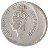 Image 1 : Error Silver Quarter Rupee Coin of King George VI of Bombay Mint of 1943.