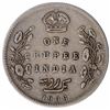 Image 1 : Error Silver One Rupee Coin of King Edward VII of 1906.