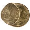 Image 1 : Error Brass Five Rupees Coin of Republic India.