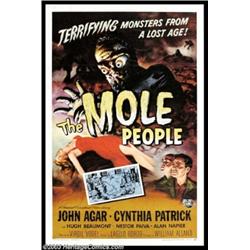 The Mole People (Universal International, 1956). One Sheet (27" X 41"). John Agar plays Dr