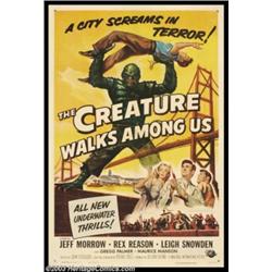 Creature Walks Among Us, The (Universal International, 1956). One Sheet (27" X 41")