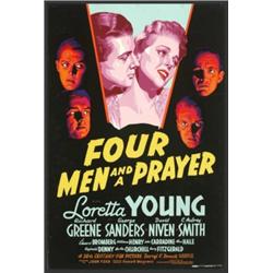 Four Men and a Prayer (20th Century Fox, 1938). (40" X 60") Silk Screen