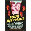 Image 1 : Four Men and a Prayer (20th Century Fox, 1938). (40" X 60") Silk Screen