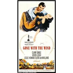 Gone With the Wind (MGM, R-1961). Three Sheet (41" X 81")