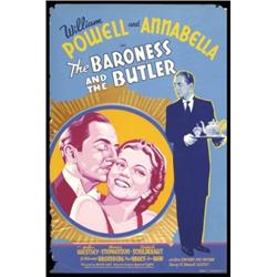 Baroness and the Butler (20th Century Fox, 1938). (40" X 60") Silk Screen