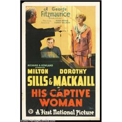 His Captive Woman (First National, 1929). One Sheet (27" X 41")