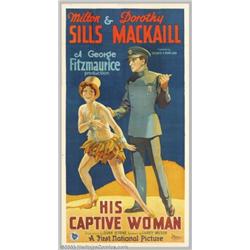 His Captive Woman (First National, 1929). Three Sheet (41" X 81")