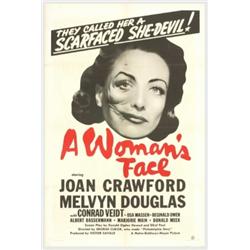 A Woman's Face (MGM, 1941). Special One Sheet (27" X 41")