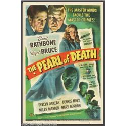 Pearl of Death (Universal, 1944). One Sheet (27" X 41")