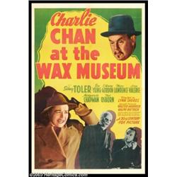 Charlie Chan at the Wax Museum (20th Century Fox, 1940). One Sheet (27" X 41")