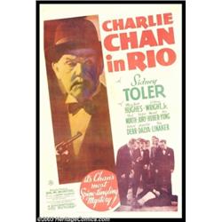 Charlie Chan in Rio (20th Century Fox, 1941). One Sheet (27" X 41")