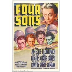 Four Sons (Fox, 1940). One Sheet (27" X 41")