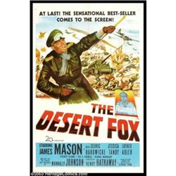 Desert Fox, The (20th Century Fox, 1951). One Sheet (27" X 41")