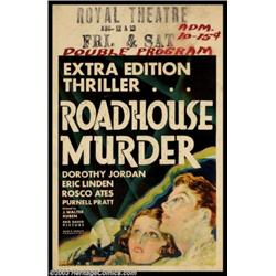 Roadhouse Murder, The (RKO, 1932). Window Card (14" X 22")