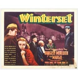 Winterset (RKO, 1936). Half Sheet (22" X 28")