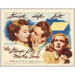 The Strange Love of Martha Ivers (Paramount, 1946). Half Sheet (22" X 28")