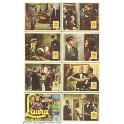 Laura (20th Century Fox, 1944). (8) Lobby Card Set (11" X 14")