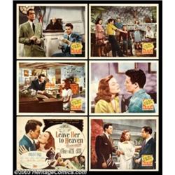 Leave Her to Heaven (20th Century Fox, 1945). (1) Title Card and (5) Lobby Cards (11" X 14")