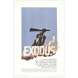 Exodus (United Artists, 1960). One Sheet (27" X 41")