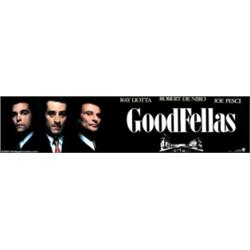 Goodfellas (Warner Brothers, 1990). Banner (35" X 12')