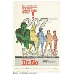 Dr. No (United Artists, 1962). One Sheet (27" X 41")