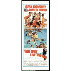 You Only Live Twice (United Artists, 1967). Insert (14" X 36")