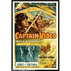 Captain Video (Columbia, 1951). Chapter 15 "Video vs Vultura" One Sheet (27" X 41")